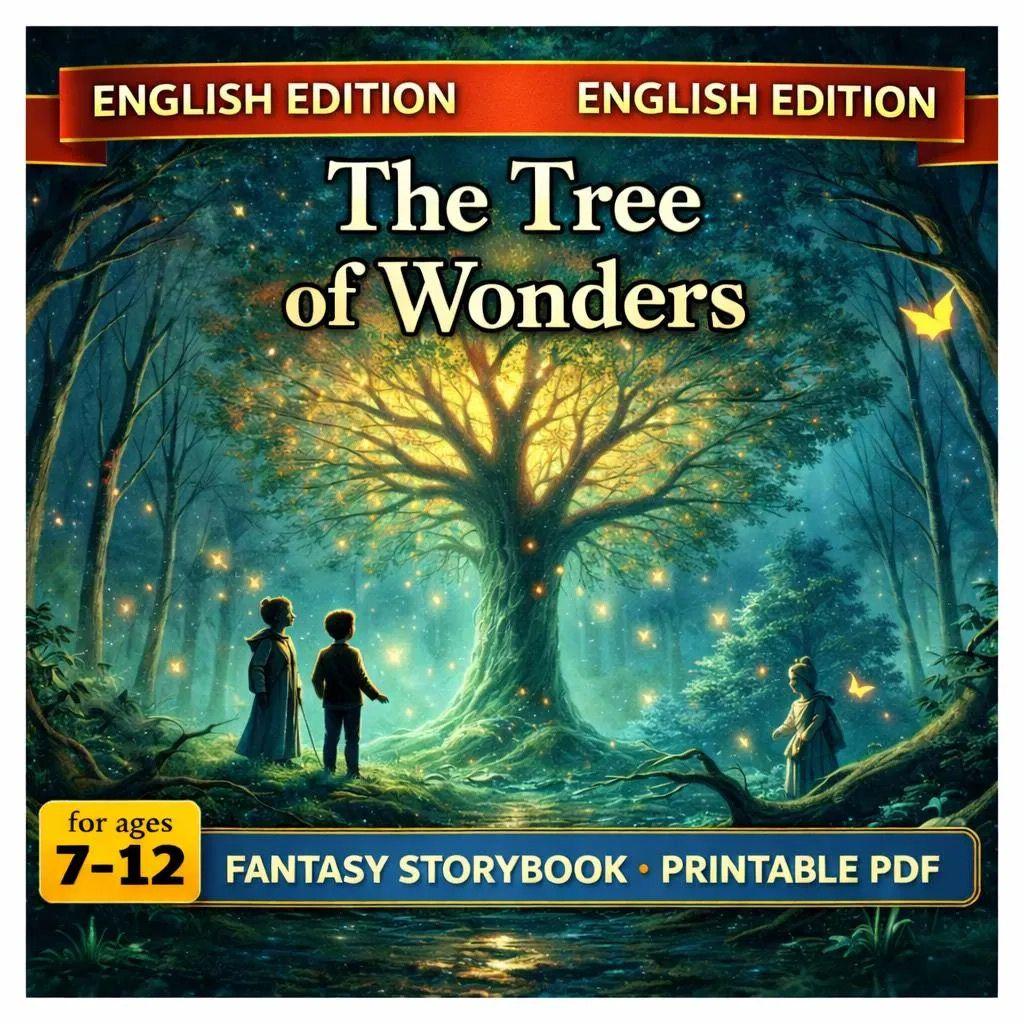 Kids Storybook PDF The Tree of Wonders Illustrated Fantasy Adventure