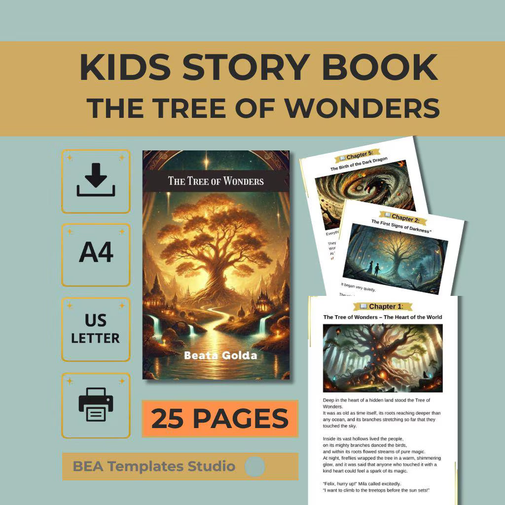 Kids Storybook PDF The Tree of Wonders Illustrated Fantasy Adventure